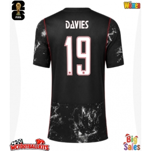 Canada Alphonso Davies #19 Replica Away Stadium Shirt for Women World Cup 2026 Short Sleeve